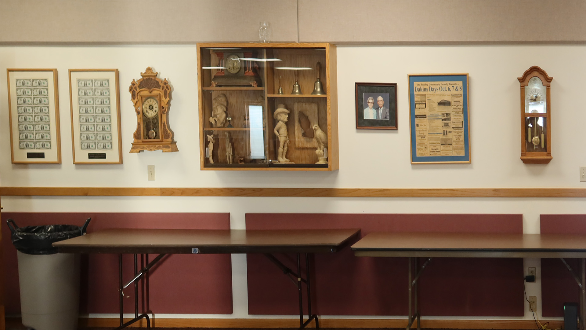 Interior of the Dakins Community Center.