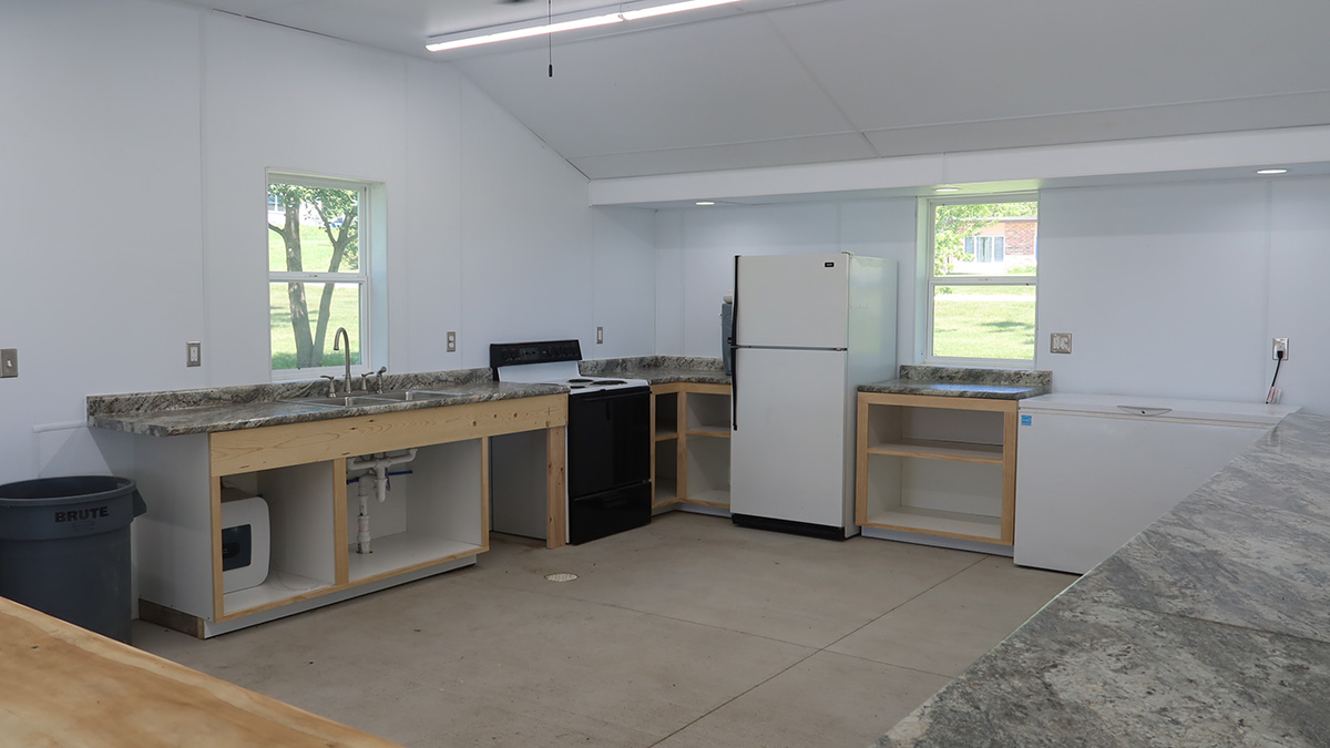 Gogerty Park Shelter Kitchen.